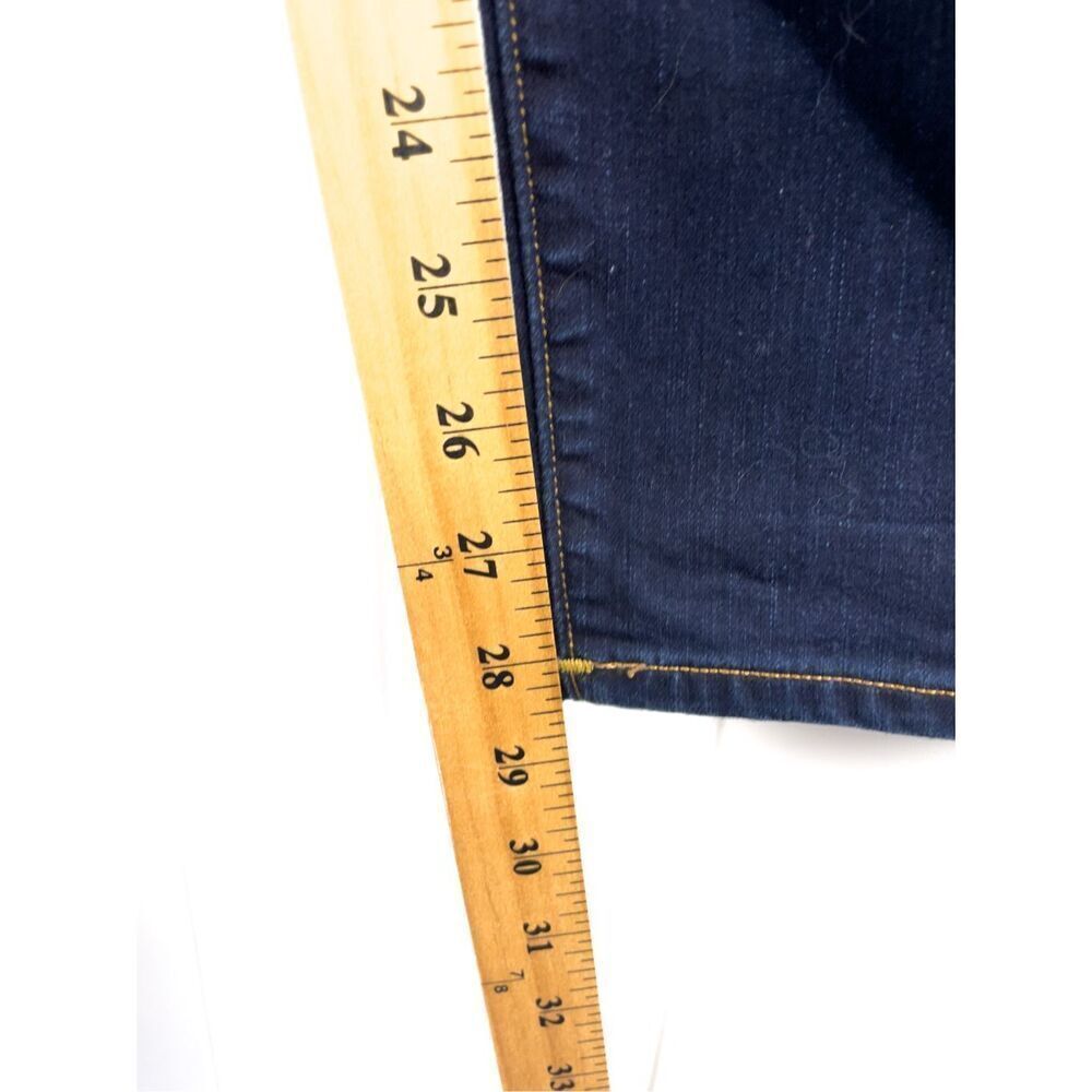 True Religion Halle Mid Rise Super Skinny Jeans Button Pockets Size 28 - Picture 6 of 14